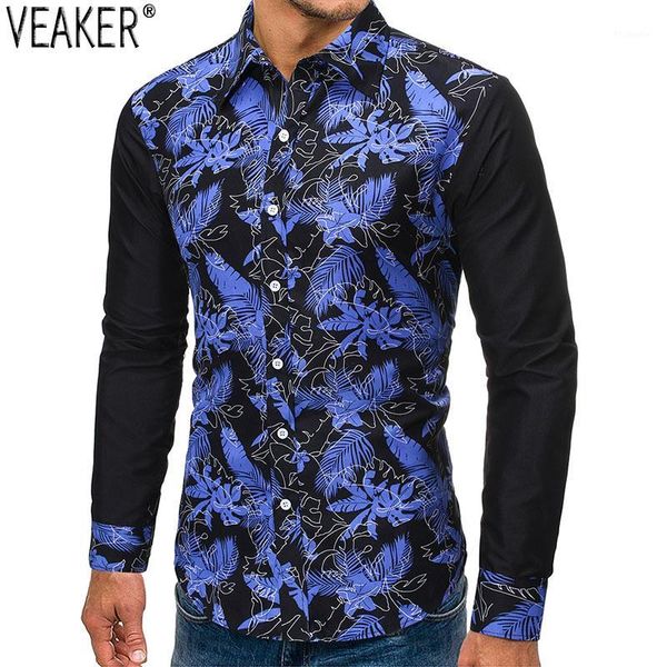 2019 new men's floral patchwork shirts male slim fit long sleeve printed shirt black business casual shirt s-2xl1, White;black
2019 new men's floral patchwork shirts male slim fit long sleeve printed shirt black business casual shirt s-2xl1, White;black