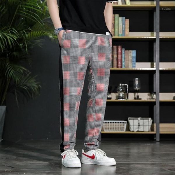 men's pants men's color-block plaid pencil trousers mens casual jogger fashion men sweatpants hip hop pants1, Black
men's pants men's color-block plaid pencil trousers mens casual jogger fashion men sweatpants hip hop pants1, Black