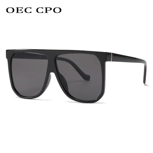 oec cpo vintage oversized square sunglasses women new fashion flat eyewear men retro shades big sun glasses female uv400, White;black
oec cpo vintage oversized square sunglasses women new fashion flat eyewear men retro shades big sun glasses female uv400, White;black