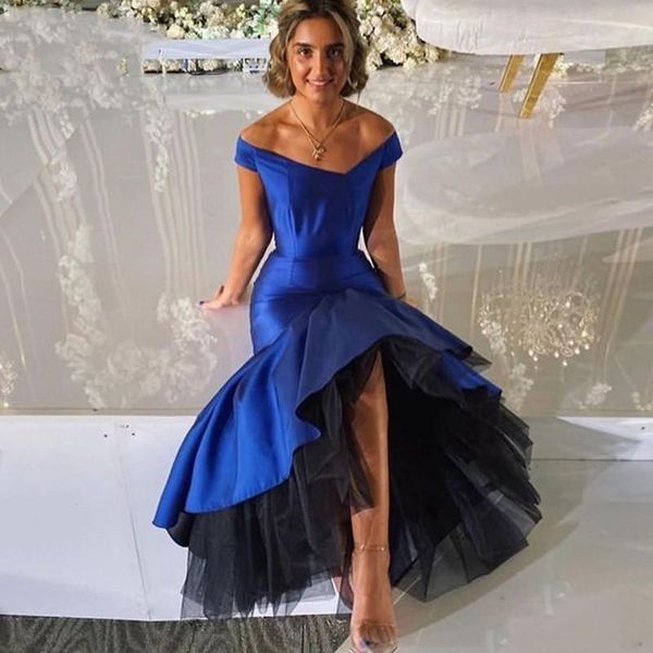 satin mermaid evening dresses long off the shoulder evening party gowns floor length arabic prom dress, Black;red
satin mermaid evening dresses long off the shoulder evening party gowns floor length arabic prom dress, Black;red