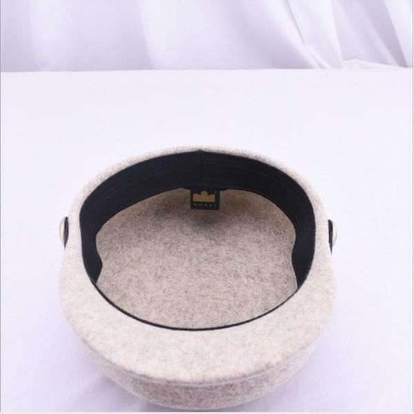 new fashion wool felt cap for women warm wool autumn hat visor beret newsboy cap beige black casual ladies flat military cap, Black;white
new fashion wool felt cap for women warm wool autumn hat visor beret newsboy cap beige black casual ladies flat military cap, Black;white