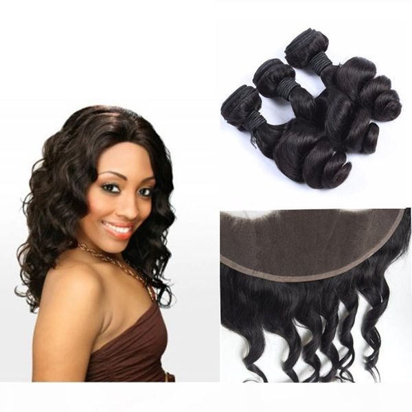 lace frontal closure 13*4 with 3 bundles loose wave brazilian virgin human hair natural color 4pcs lot, Black;brown
lace frontal closure 13*4 with 3 bundles loose wave brazilian virgin human hair natural color 4pcs lot, Black;brown