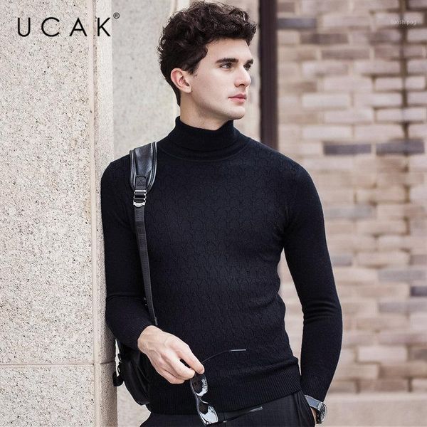 ucak brand 100% merino wool sweater men 2019 autumn winter new arrival fashion turtleneck cashmere pull homme pullover men u30581, White;black
ucak brand 100% merino wool sweater men 2019 autumn winter new arrival fashion turtleneck cashmere pull homme pullover men u30581, White;black