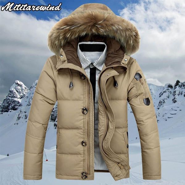 white duck down parkas jacket mens winter jacket thick warm snow parka hombre overcoat windbreaker men hooded warm, Black
white duck down parkas jacket mens winter jacket thick warm snow parka hombre overcoat windbreaker men hooded warm, Black