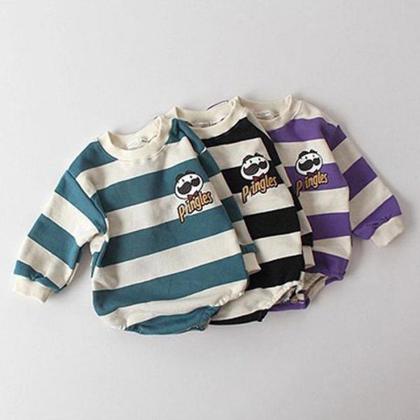 2021 new autumn boys striped long sleeve bodysuit girls cute cartoon printed jumpsuit baby clothing dgej, Blue
2021 new autumn boys striped long sleeve bodysuit girls cute cartoon printed jumpsuit baby clothing dgej, Blue