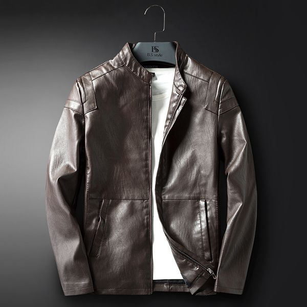 2021 new pu men's brown jackets autumn winter leather biker jacket false velvet clothes gross coats moto m-3xl k199 vqmf, Black
2021 new pu men's brown jackets autumn winter leather biker jacket false velvet clothes gross coats moto m-3xl k199 vqmf, Black