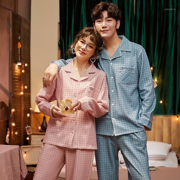 men's sleepwear pajamas suit winter plaid comfortable lapel warmth couple long sleeve pink cotton ladies casual sleepwear1, Black;brown
men's sleepwear pajamas suit winter plaid comfortable lapel warmth couple long sleeve pink cotton ladies casual sleepwear1, Black;brown