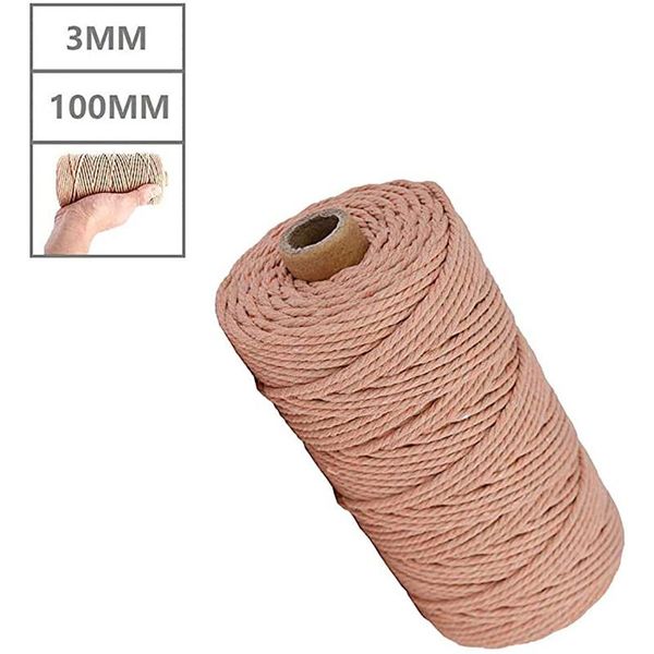 yarn 3mm macrame cotton cord hanging rope craft diy crafts knitting 100m sznurek do makramy handmade clothes making cords, Black;white
yarn 3mm macrame cotton cord hanging rope craft diy crafts knitting 100m sznurek do makramy handmade clothes making cords, Black;white