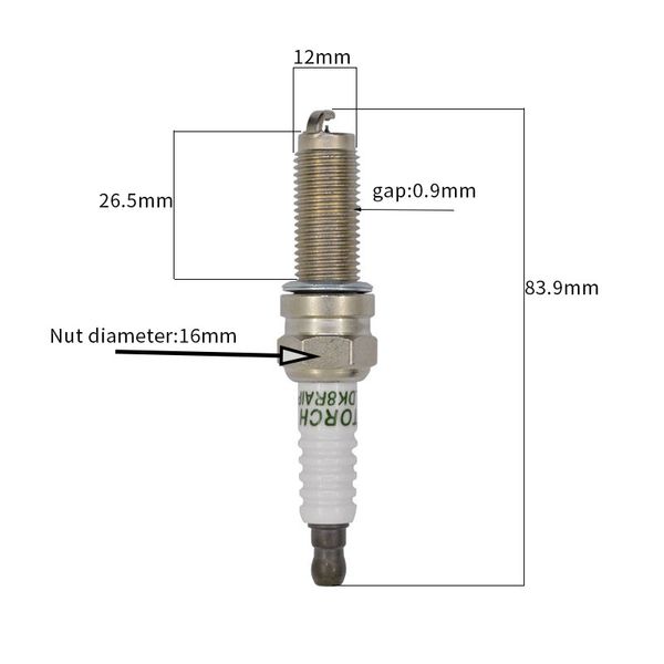 torch spark plug, iridium spark plug. fast ignition speed, super long life, strong power to your motorcycle to provide better power
torch spark plug, iridium spark plug. fast ignition speed, super long life, strong power to your motorcycle to provide better power