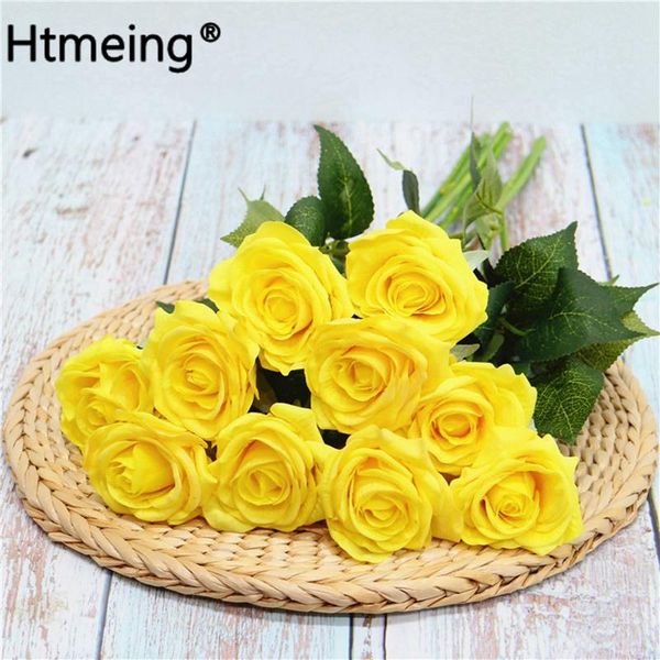 decorative flowers & wreaths 10pcs artificial real touch rose silk flower for home wedding decoration fake mother's day gift
decorative flowers & wreaths 10pcs artificial real touch rose silk flower for home wedding decoration fake mother's day gift
