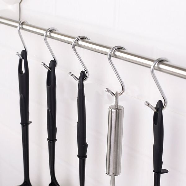 robe stainless multi function steel s shape hook super heavy load bearing strong originality wall hanger kitchen spoon pan tool
robe stainless multi function steel s shape hook super heavy load bearing strong originality wall hanger kitchen spoon pan tool