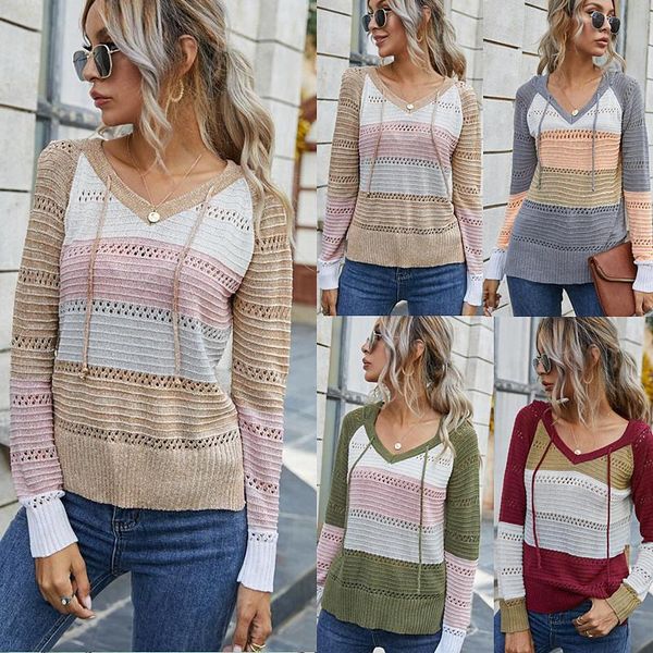 2020 autumn panelled patchwork knitwear sweaters women striped hoodies shirt ladies pullovers female streetwear, White;black
2020 autumn panelled patchwork knitwear sweaters women striped hoodies shirt ladies pullovers female streetwear, White;black