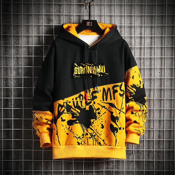 kksky men fleece hoodie sweatshirts men 2020 winter patchwork oversized sweatshirt hip hop harajuku streetwear hoodie men yellow y0111, Black
kksky men fleece hoodie sweatshirts men 2020 winter patchwork oversized sweatshirt hip hop harajuku streetwear hoodie men yellow y0111, Black