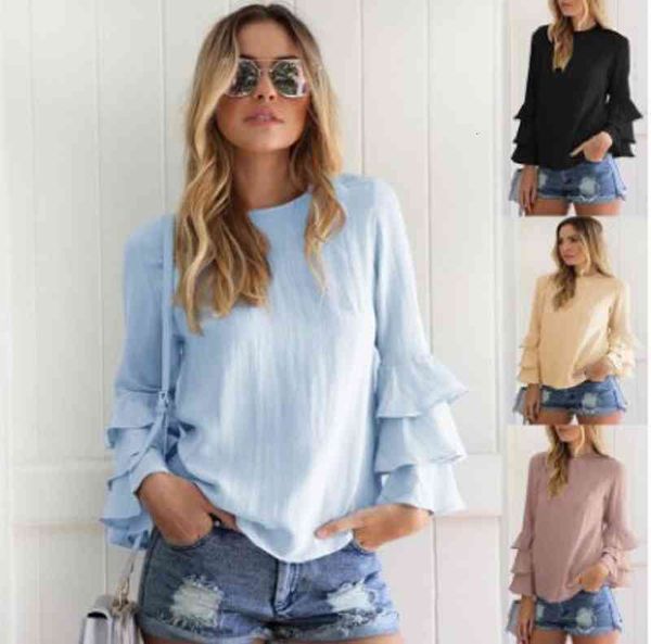 women's blouses & shirts fashion women chiffon long pleated sleeve plus size lady casual blue chemise femme 26k1, White
women's blouses & shirts fashion women chiffon long pleated sleeve plus size lady casual blue chemise femme 26k1, White