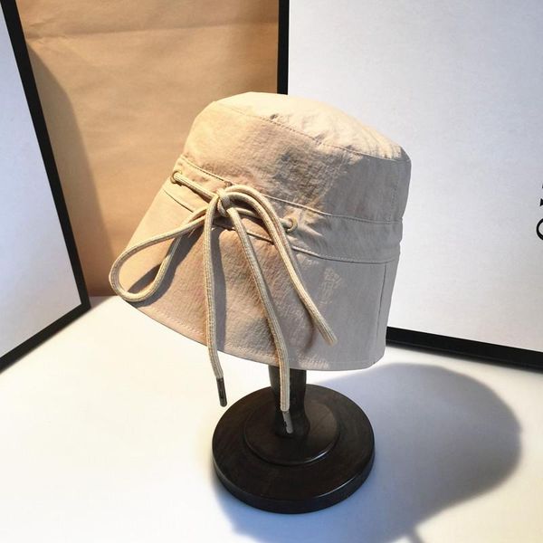 wide brim hats solid shoelace decorative bucket women comfortable fisherman caps gorros kdou014, Blue;gray
wide brim hats solid shoelace decorative bucket women comfortable fisherman caps gorros kdou014, Blue;gray