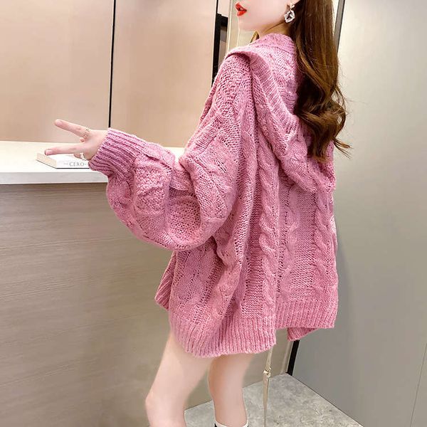 new fall / winter 2020 sweet sweater women's loose and lazy cardigan knitted fashion coat, White;black
new fall / winter 2020 sweet sweater women's loose and lazy cardigan knitted fashion coat, White;black