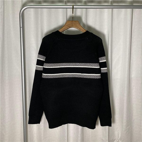 2021 men sweater pullover embroidery knitted sweater retro vintage autumn sweaters cotton, White;black
2021 men sweater pullover embroidery knitted sweater retro vintage autumn sweaters cotton, White;black