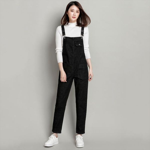 spring summer women black denim jumpsuit casual pocket jeans romper female plus size 5xl 6xl adjustable strap denim overalls, Black;white
spring summer women black denim jumpsuit casual pocket jeans romper female plus size 5xl 6xl adjustable strap denim overalls, Black;white