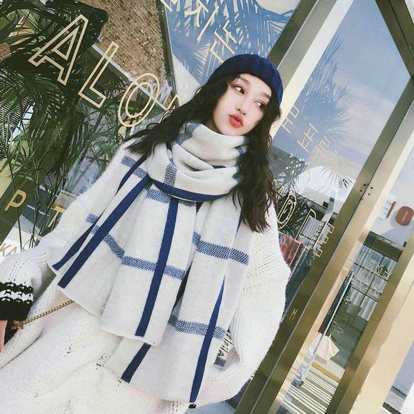 2020 new fashion winter women's fashion temperament wild plaid shawl warm thick comfortable soft cute long big scarf, Blue;gray
2020 new fashion winter women's fashion temperament wild plaid shawl warm thick comfortable soft cute long big scarf, Blue;gray