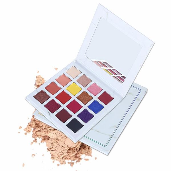 eye shadow 16 colors pearlescent matte metallic custom palette marble pattern mirror eyeshadow private label
eye shadow 16 colors pearlescent matte metallic custom palette marble pattern mirror eyeshadow private label