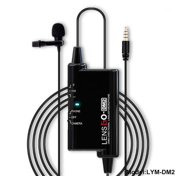 lensgo lym-dm2 professional audio video record wired lavalier lapel microphone clip on mic for cell phone camera dslr1
lensgo lym-dm2 professional audio video record wired lavalier lapel microphone clip on mic for cell phone camera dslr1