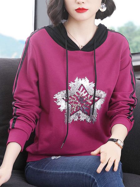 women's sweater loose large autumn dress 2020 new foreign style middle aged 40 year old mother hooded long sleeve top, Black
women's sweater loose large autumn dress 2020 new foreign style middle aged 40 year old mother hooded long sleeve top, Black