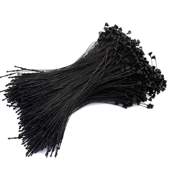 1000 pieces 5 inches black hang tag loop garment tags loop lock snap plastic fastener for clothes tags, Black;white
1000 pieces 5 inches black hang tag loop garment tags loop lock snap plastic fastener for clothes tags, Black;white