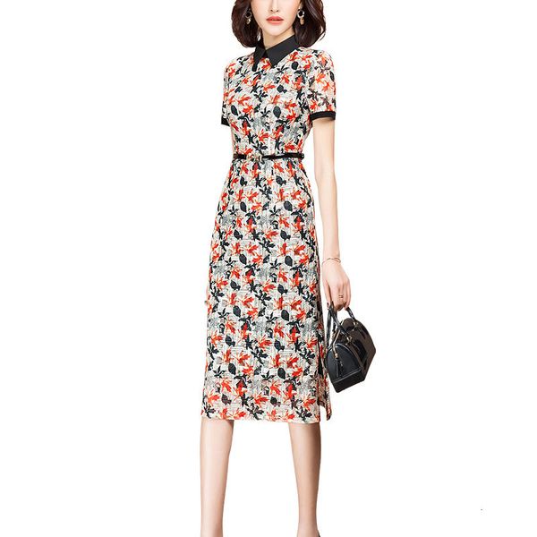 elegant female fashion chiffon short sleeves in floral printing women k6ps, Black;gray
elegant female fashion chiffon short sleeves in floral printing women k6ps, Black;gray