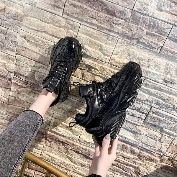 spring 2021 women's raised gross student sports fire red shoes in tide 44m0, Black
spring 2021 women's raised gross student sports fire red shoes in tide 44m0, Black