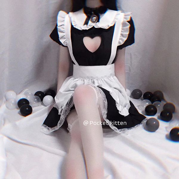 japanese costume lolita for cosplay, babydoll female dress, erotic uniform, live show, women's lingerie, Black
japanese costume lolita for cosplay, babydoll female dress, erotic uniform, live show, women's lingerie, Black