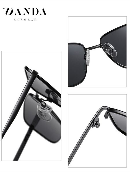 2020 new fashion polarized men's trend anti ultraviolet metal square sunglasses driving fishing, Black
2020 new fashion polarized men's trend anti ultraviolet metal square sunglasses driving fishing, Black