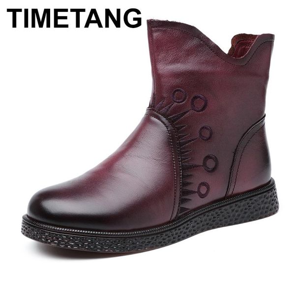 boots timetangsoft winter for women ankle flat shoes embroidered genuine leather platformboots fashion, Black
boots timetangsoft winter for women ankle flat shoes embroidered genuine leather platformboots fashion, Black