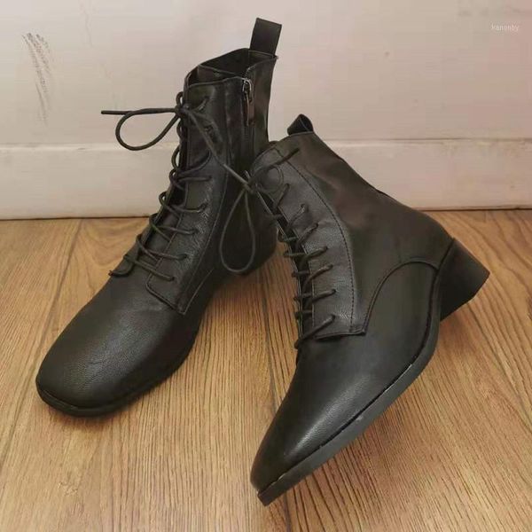 boots autumn winter womens ankle lace up square toe med heel black shoes zipper side pu leather b021
boots autumn winter womens ankle lace up square toe med heel black shoes zipper side pu leather b021