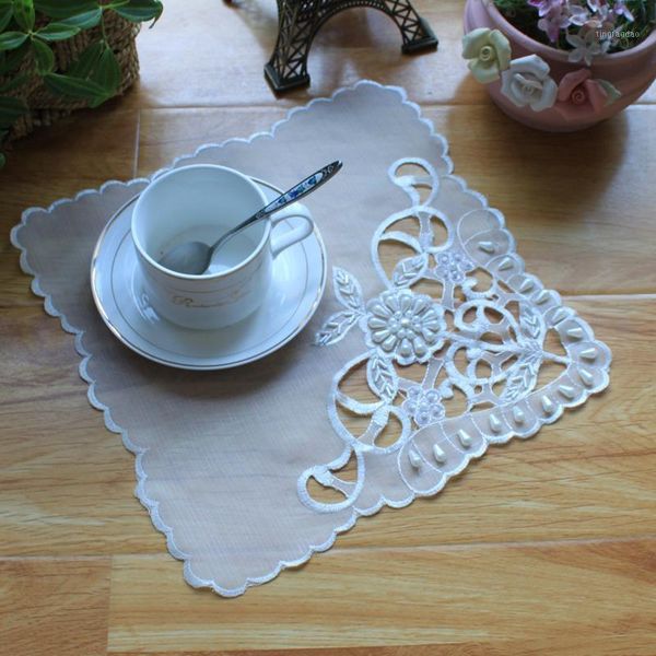 mats & pads embroidery placemat beaded tulle lace mat coffee table cover accessories party coasters drinks place white placemats eq201
mats & pads embroidery placemat beaded tulle lace mat coffee table cover accessories party coasters drinks place white placemats eq201