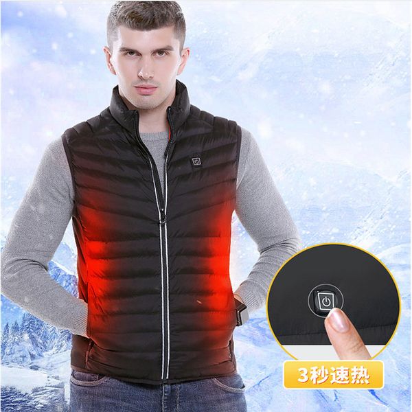 factory direct sales autumn and winter heating vest cotton smart usb charging warm heating men's winter heating clothing, Black;white
factory direct sales autumn and winter heating vest cotton smart usb charging warm heating men's winter heating clothing, Black;white