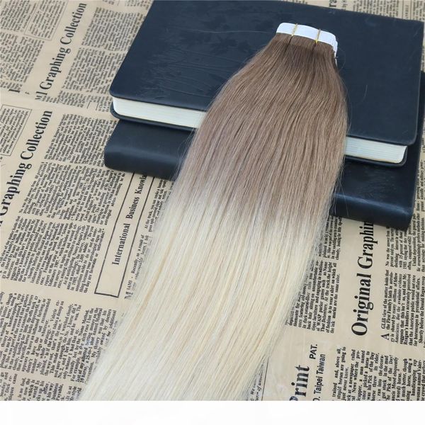 omber tape in human hair extensions #6 fding to #613 blonde remy human hair skin weft seamless tape on hair extensions 100g 40pcs, Black
omber tape in human hair extensions #6 fding to #613 blonde remy human hair skin weft seamless tape on hair extensions 100g 40pcs, Black