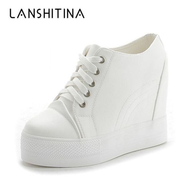 women sneakers pu leather casual platform trainers white shoes 11cm heels autumn wedges breathable woman height increasing shoes y200424, Black
women sneakers pu leather casual platform trainers white shoes 11cm heels autumn wedges breathable woman height increasing shoes y200424, Black