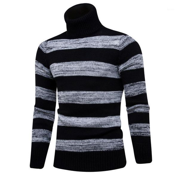 european station autumn and winter new hedging horizontal thick wool leisure knit sweater thick turtleneck sweater1, White;black
european station autumn and winter new hedging horizontal thick wool leisure knit sweater thick turtleneck sweater1, White;black