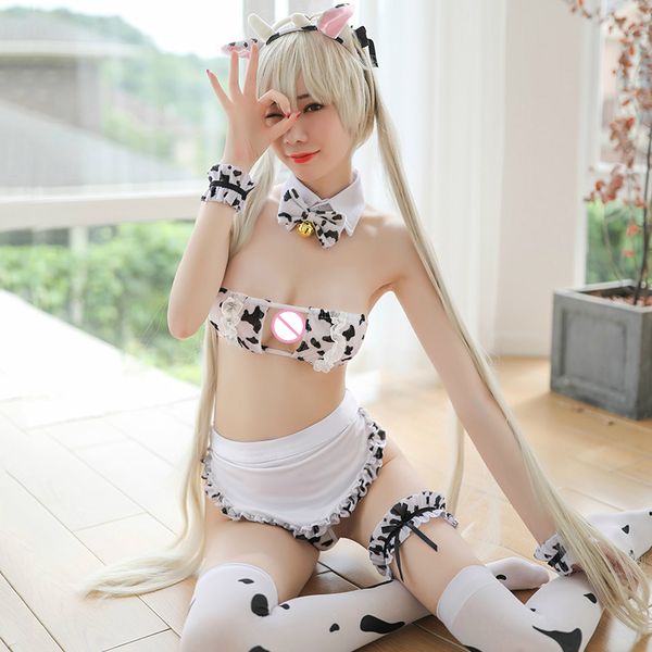 new arrival halloween costumes for women kawaii cow maid cosplay lingerie set erotic elastic nightwear skirt, Red;black
new arrival halloween costumes for women kawaii cow maid cosplay lingerie set erotic elastic nightwear skirt, Red;black