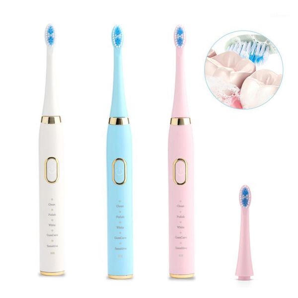 usb rechargeable five-speed multi-function ultrasonic sonic electric toothbrush waterproof replacement heads set tslm11
usb rechargeable five-speed multi-function ultrasonic sonic electric toothbrush waterproof replacement heads set tslm11