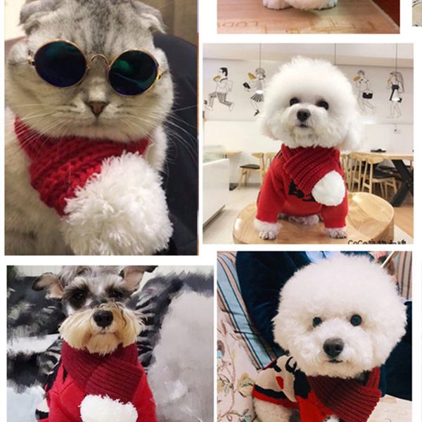 christmas scarf for dog red color knitting scarf for cat pet supplies pet costume pet product
christmas scarf for dog red color knitting scarf for cat pet supplies pet costume pet product