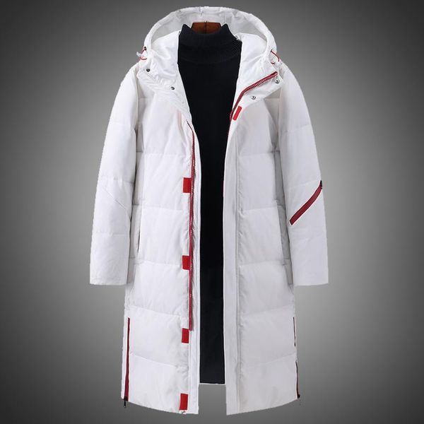 men's down & parkas winter jacket men long white outwear overcoat hooded coat 90% duck inside, Black
men's down & parkas winter jacket men long white outwear overcoat hooded coat 90% duck inside, Black