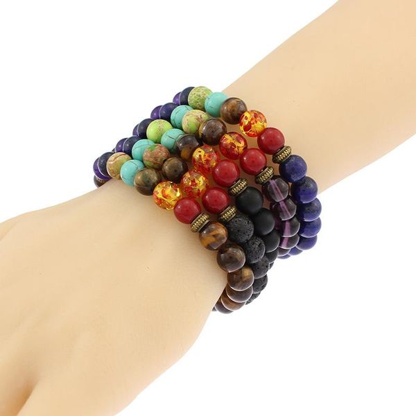 wholesale colorful beaded buddha chakra bracelet men with natural lava stone beads black hologram women men yoga jewelry sqcmma
wholesale colorful beaded buddha chakra bracelet men with natural lava stone beads black hologram women men yoga jewelry sqcmma