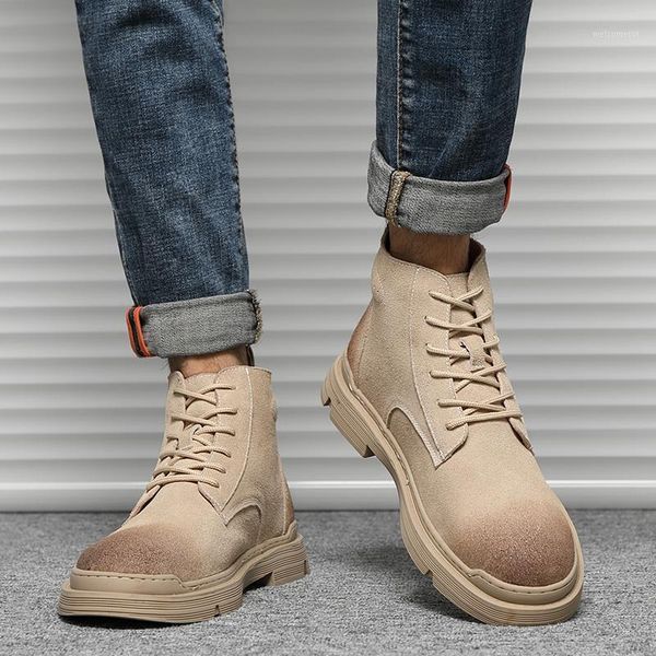 mens work shoes leather ankle boots men fashion mountain hiking shoes high round toe youth footwear casual bootie femme1, Black
mens work shoes leather ankle boots men fashion mountain hiking shoes high round toe youth footwear casual bootie femme1, Black