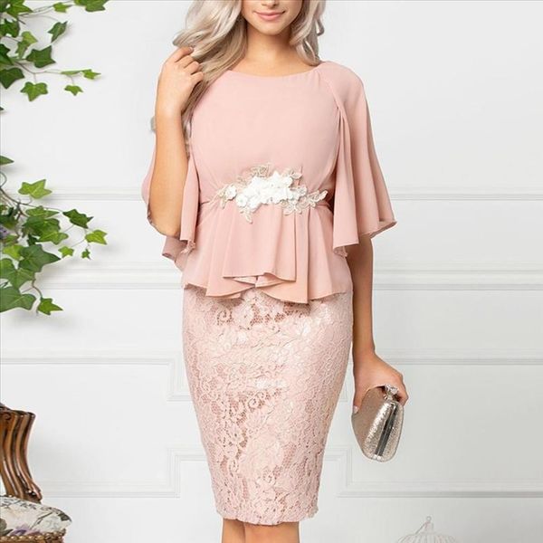 women lace plus size dress slim fit bell sleeve chiffon lace patchwork peplum sheath dresses formal appliqued robe femme mujer, Black;gray
women lace plus size dress slim fit bell sleeve chiffon lace patchwork peplum sheath dresses formal appliqued robe femme mujer, Black;gray