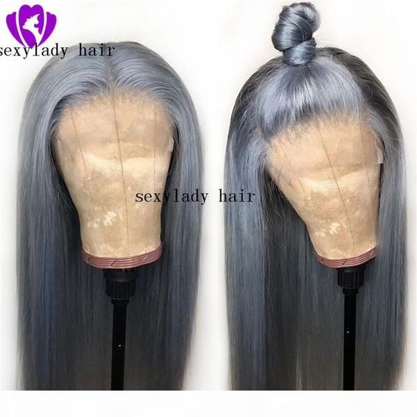 grey color straight synthetic lace front wig for black african women brazilian lace wig
grey color straight synthetic lace front wig for black african women brazilian lace wig