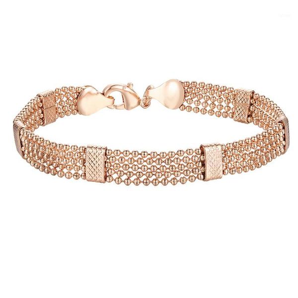 womens female 8mm 585 rose gold color filled link chain bracelet bead bangles wholesale retails jewelry1, Black
womens female 8mm 585 rose gold color filled link chain bracelet bead bangles wholesale retails jewelry1, Black