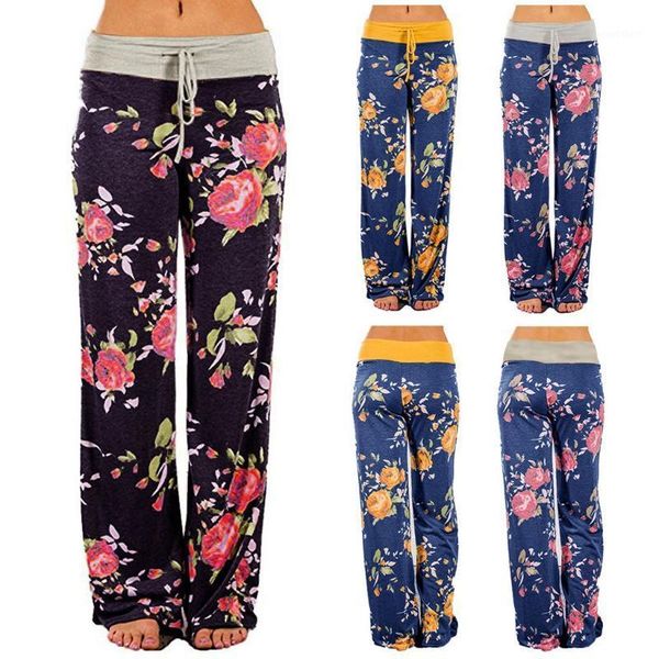 womens comfy stretch floral print drawstring palazzo wide leg lounge pants1, Black;white
womens comfy stretch floral print drawstring palazzo wide leg lounge pants1, Black;white