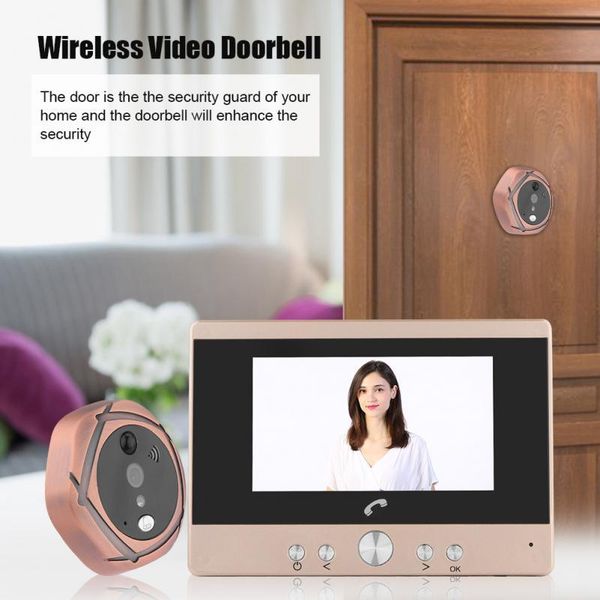 4.3inch digital vedio doorbell color screen door viewer night vision electronic doorbell camera home security us eu uk au
4.3inch digital vedio doorbell color screen door viewer night vision electronic doorbell camera home security us eu uk au