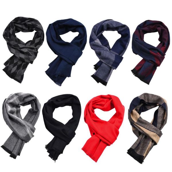 scarves men scarf warm winter cashmere-like neck male rayon plaid solid color stripe wraps long, Blue;gray
scarves men scarf warm winter cashmere-like neck male rayon plaid solid color stripe wraps long, Blue;gray